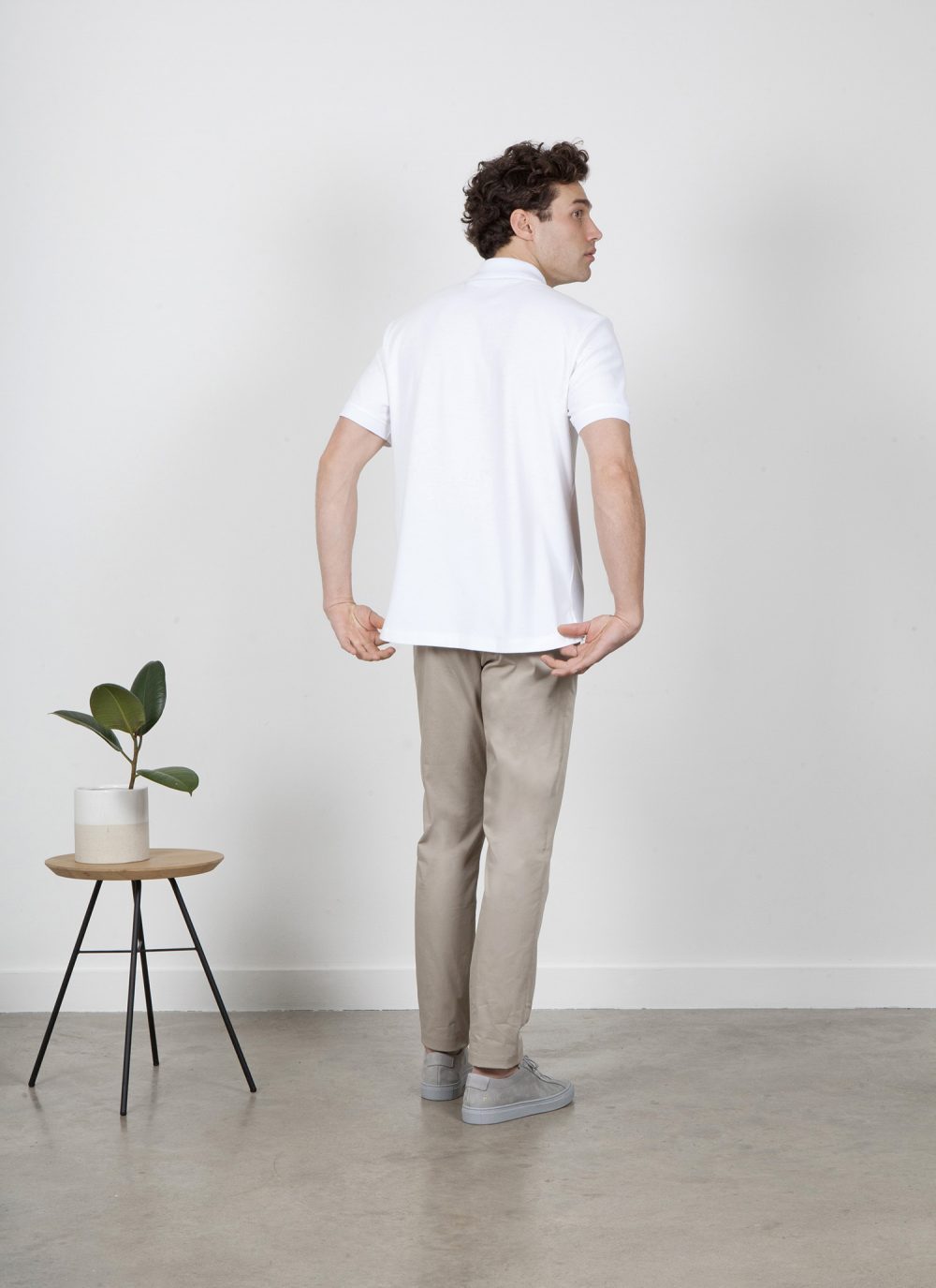 The 24 Trouser in Beige - Siblings