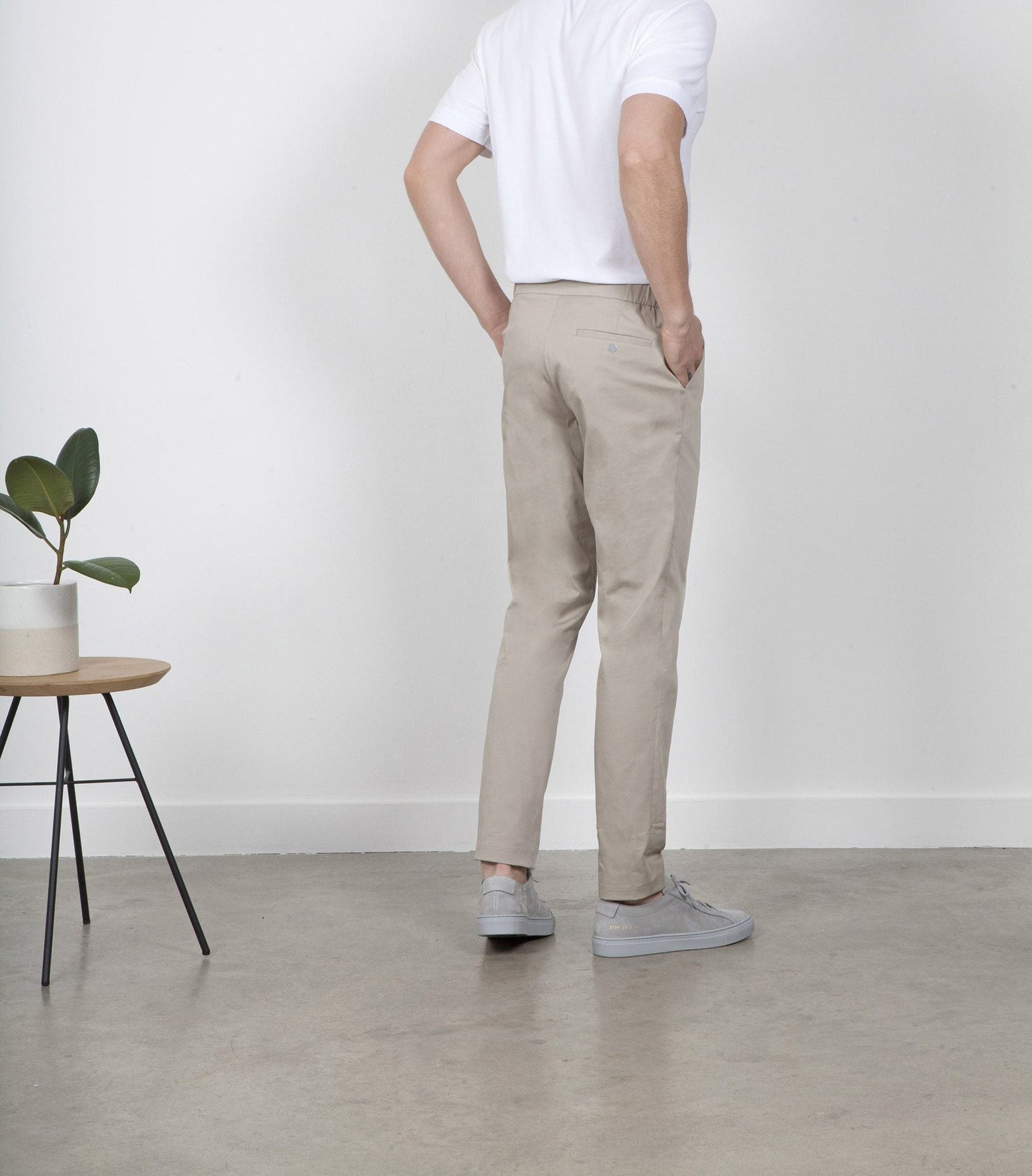 The 24 Trouser in Beige - Siblings