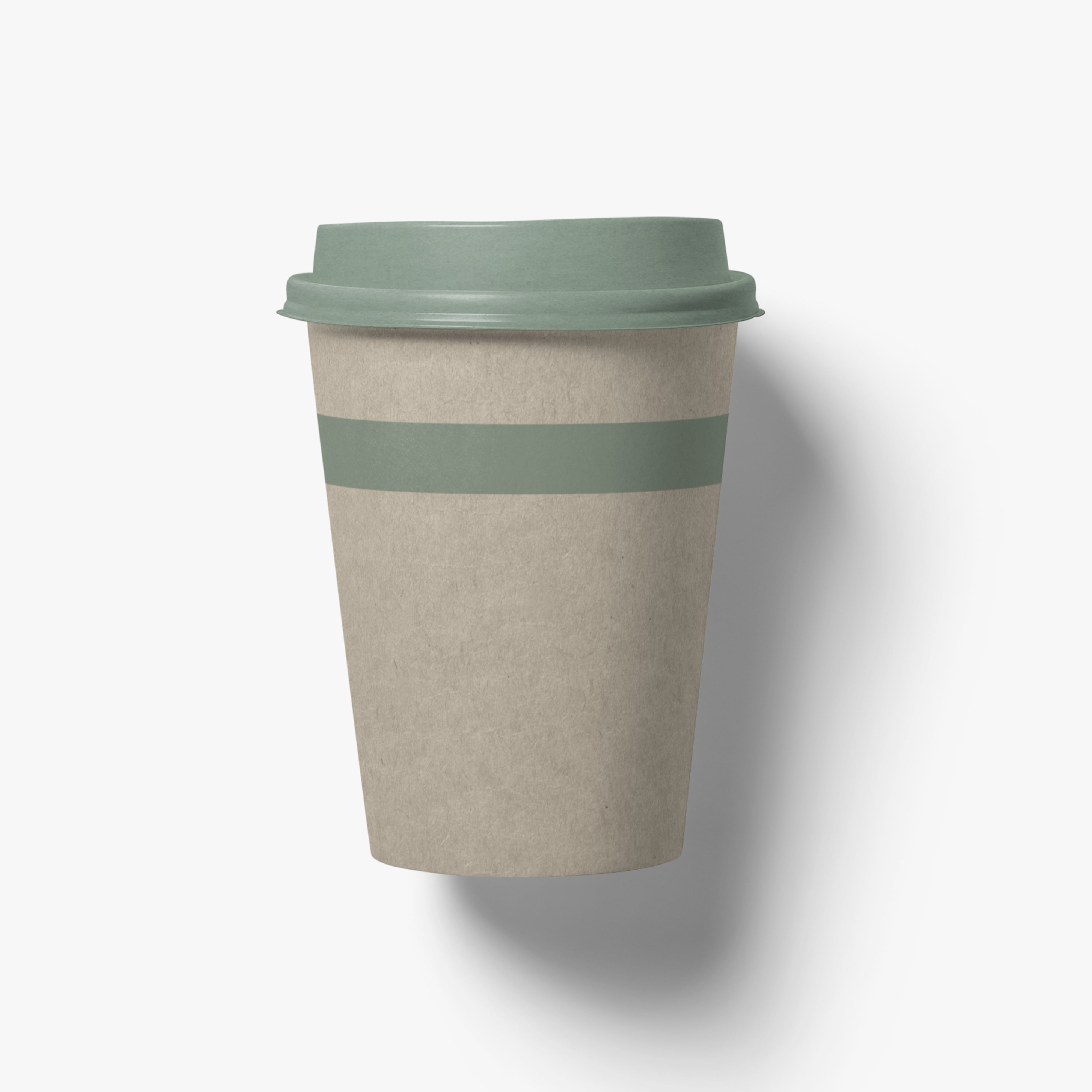 Yellow Paper Cup 12oz - No physical product